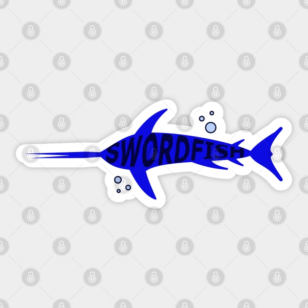 Swordfish Logo Sticker by TaliDe